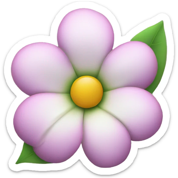 Flower sticker