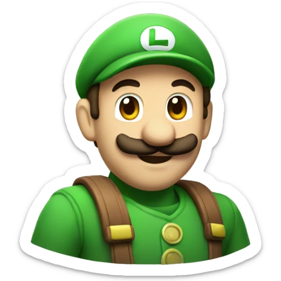 Luigi sticker