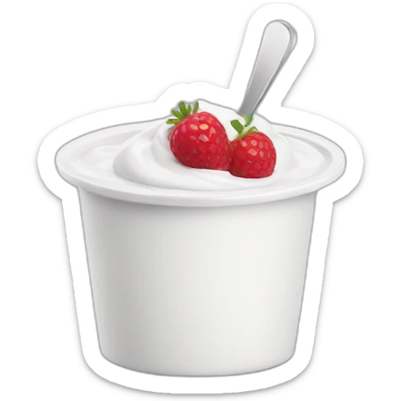 yoghurt sticker