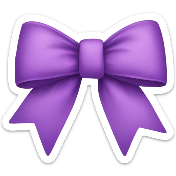 Bow sticker