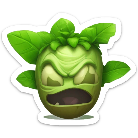 Lanzaguisantes del juego plantas contra zombies sticker