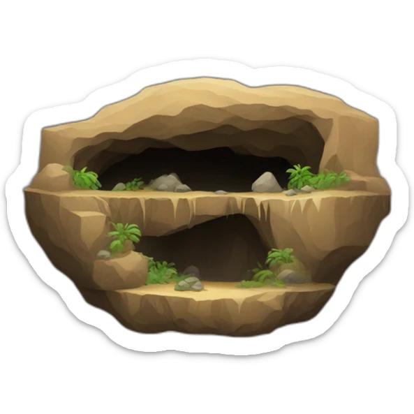 Cave sticker