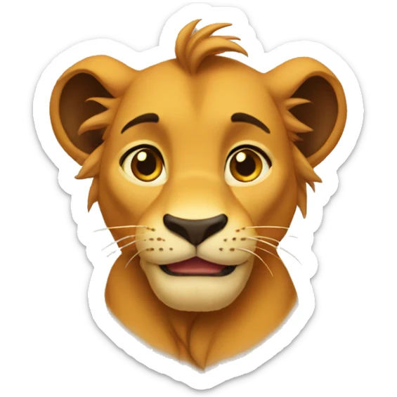 Simba sticker