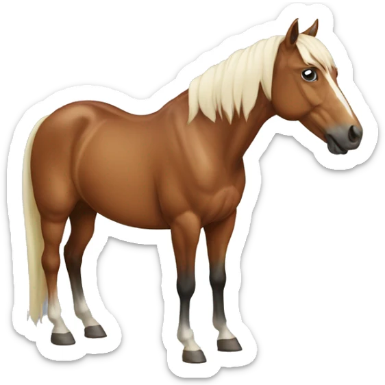 Horse sticker