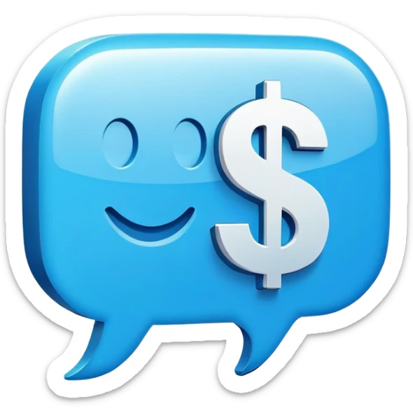 GENERATE AN EMOJI FOR A FINANCIAL APP, FOR THE CATEGORIE OF:

communications sticker