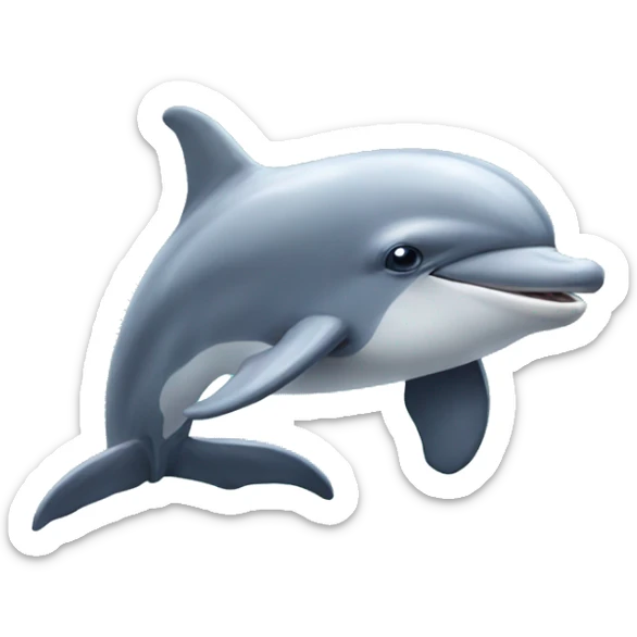 Dolphin sticker