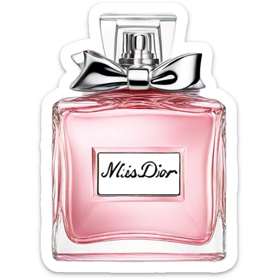 Miss dior perfume sticker