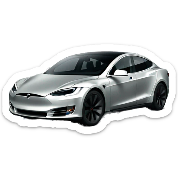 tesla sticker