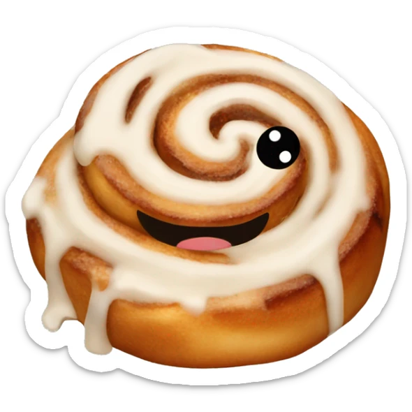Cinnamon roll sticker