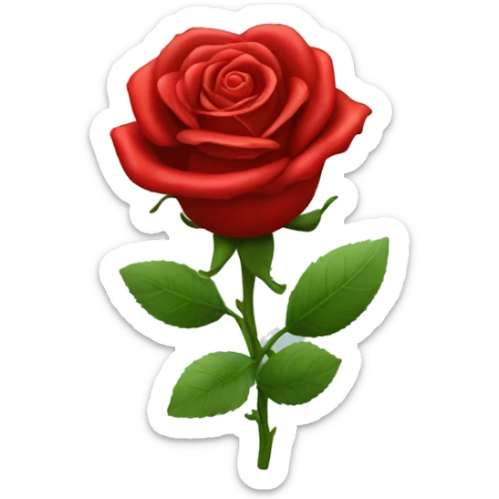 Red roses  sticker