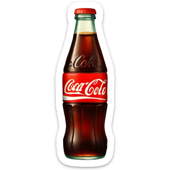 Vintage coke sticker