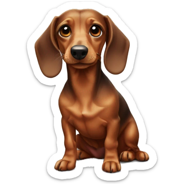 Dachshund sticker