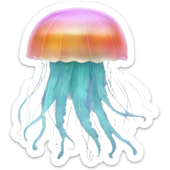 Jellyfish sticker