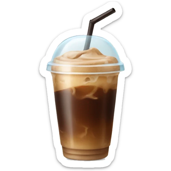 Iced coffee sticker