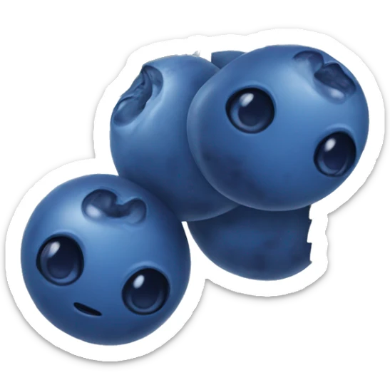 Blueberry  sticker