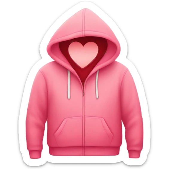 Valentines hoodie sticker
