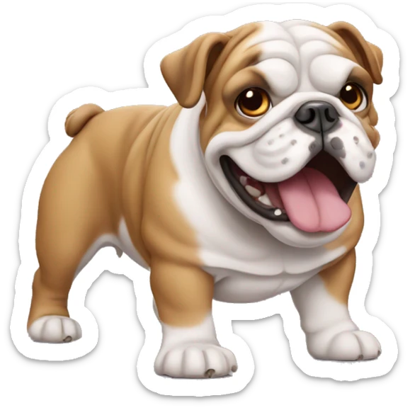 english bulldog sticker