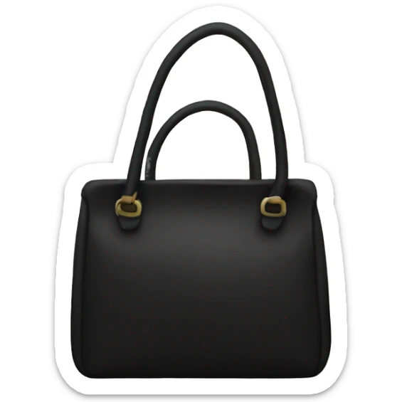 black bag  sticker