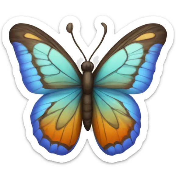 Butterfly sticker