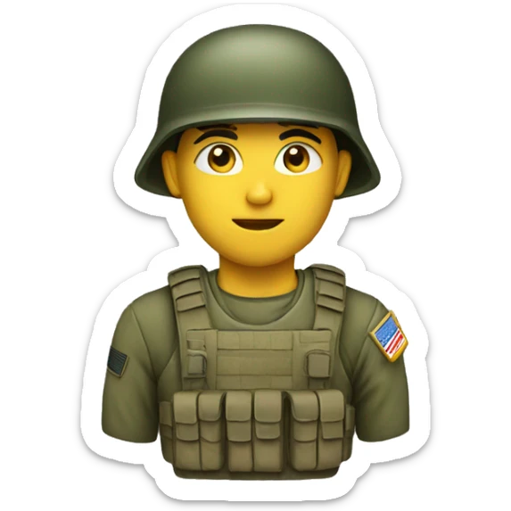 Soldier sticker