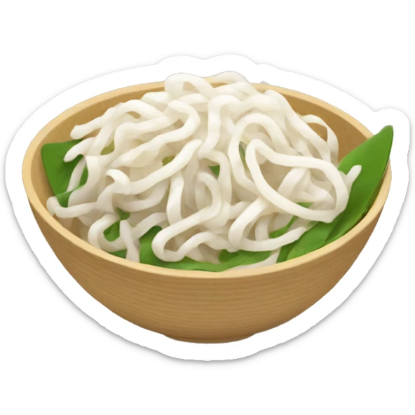 Rice noodle sticker