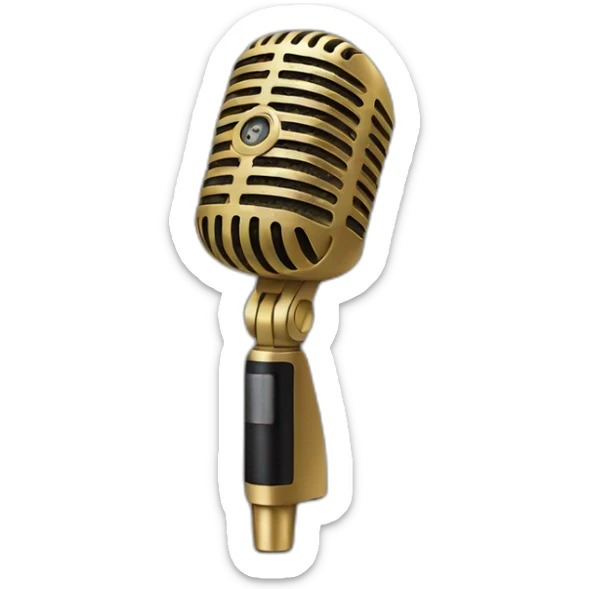 microphone sticker