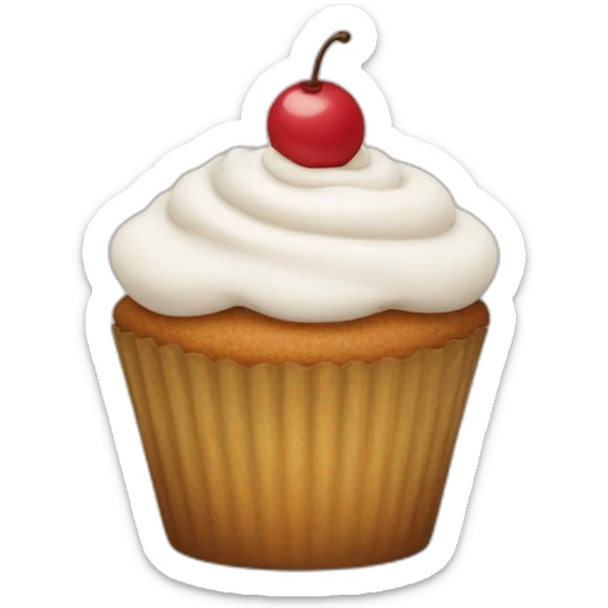 Cupcake sticker