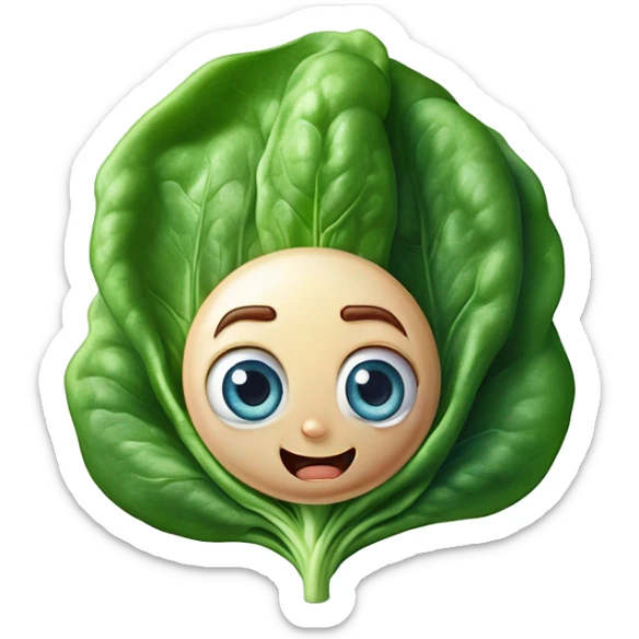 Spinach sticker