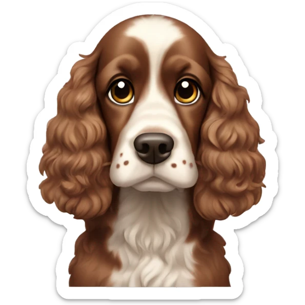 Show cocker spaniel sticker