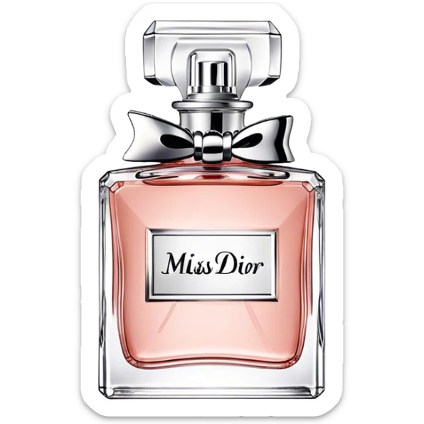 Miss dior perfume sticker