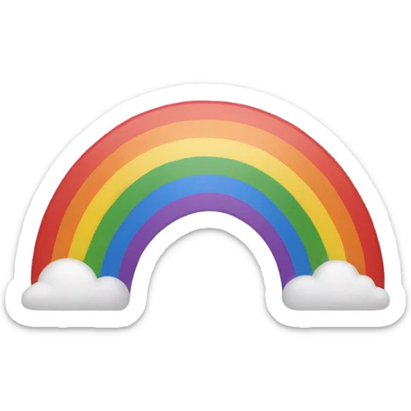 Rainbow sticker