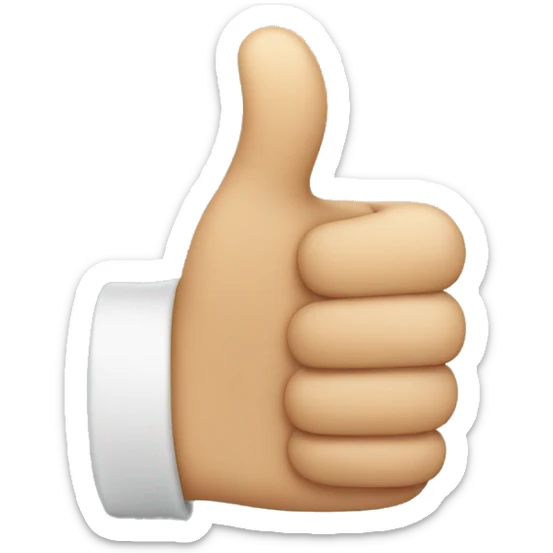 thumb up sticker