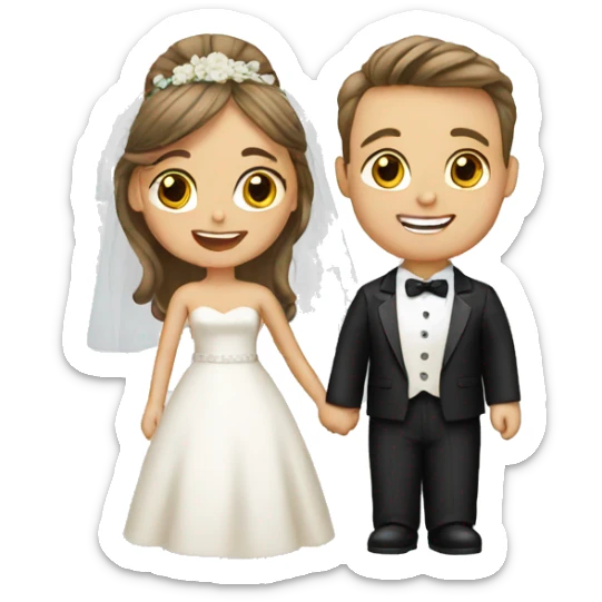 wedding sticker