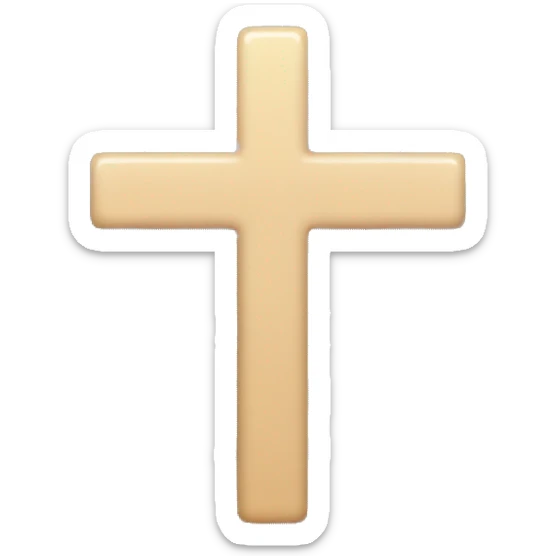 Cross sticker