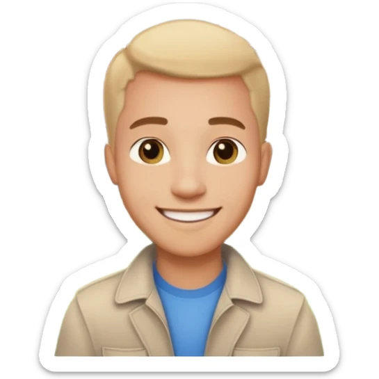 emoji de bienes y raices, un hombre y una casa en "venta for sale" sticker