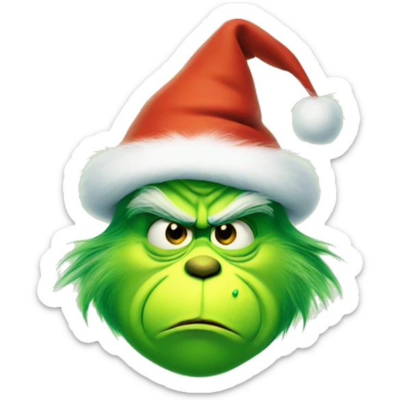 Grinch sticker