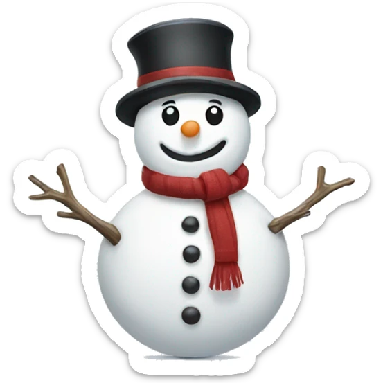 Snowman  sticker