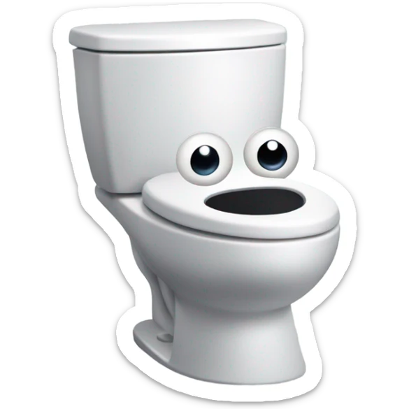 Skibidi toilet sticker
