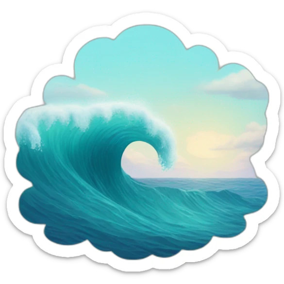ocean sticker