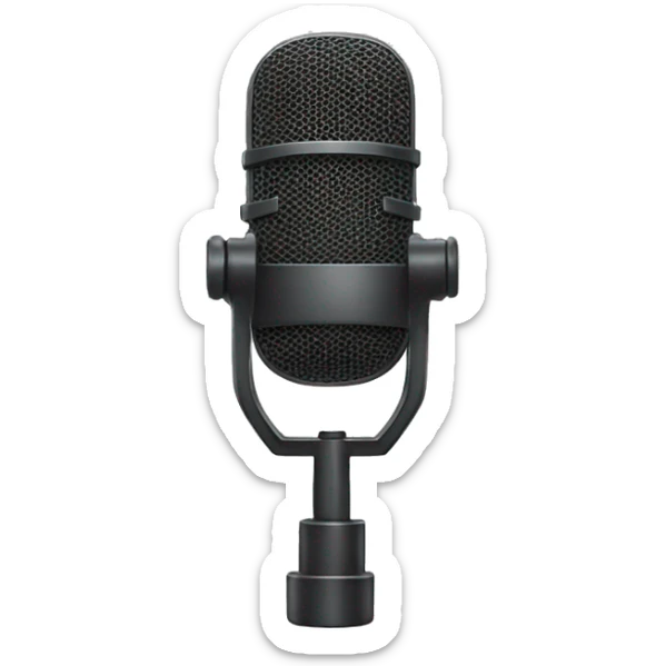 microphone sticker