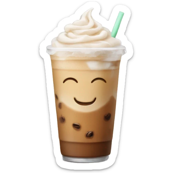Iced latte sticker