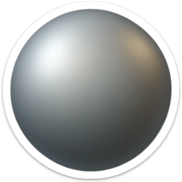 modern sphere sticker