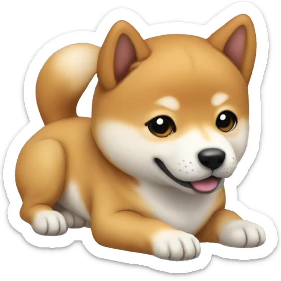 Shiba Inu puppy sticker