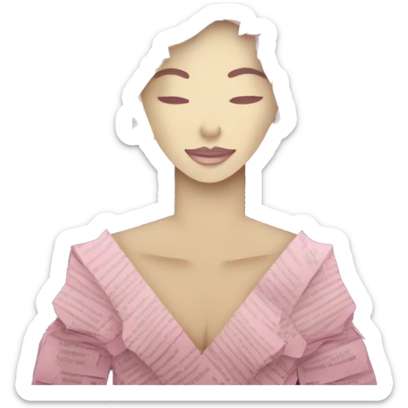  lady made of 420 origami newspaper roses hemp leaves lantern fairy lights burning paper vaporwave sticker