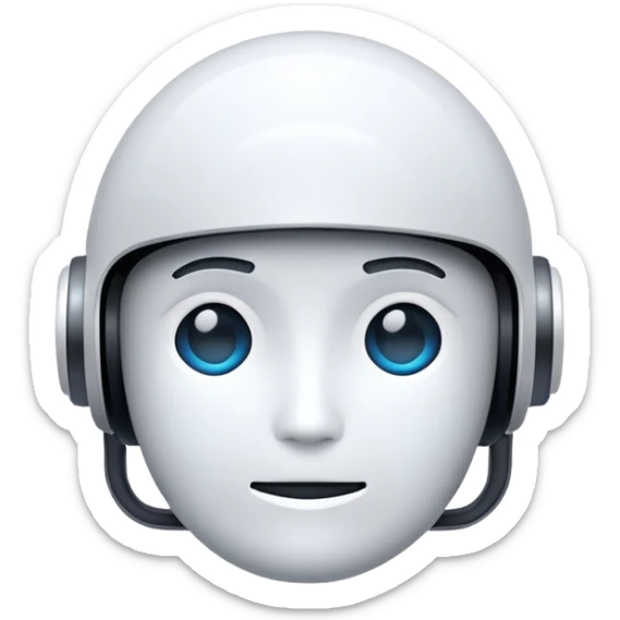 Make a emoji of AI sticker