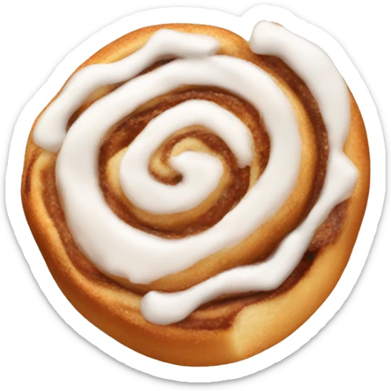 Cinnamon roll sticker