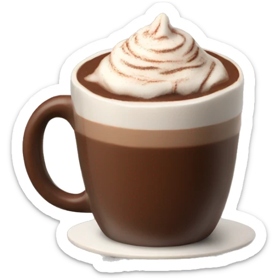 Hot chocolate sticker