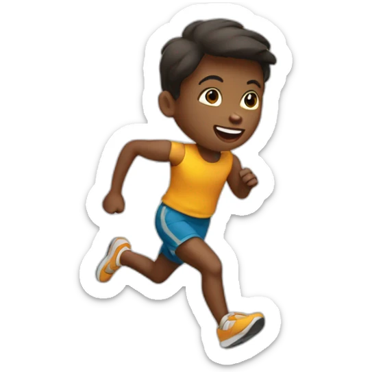 running child sticker
