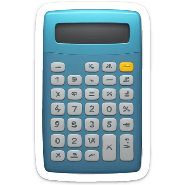 calculator sticker