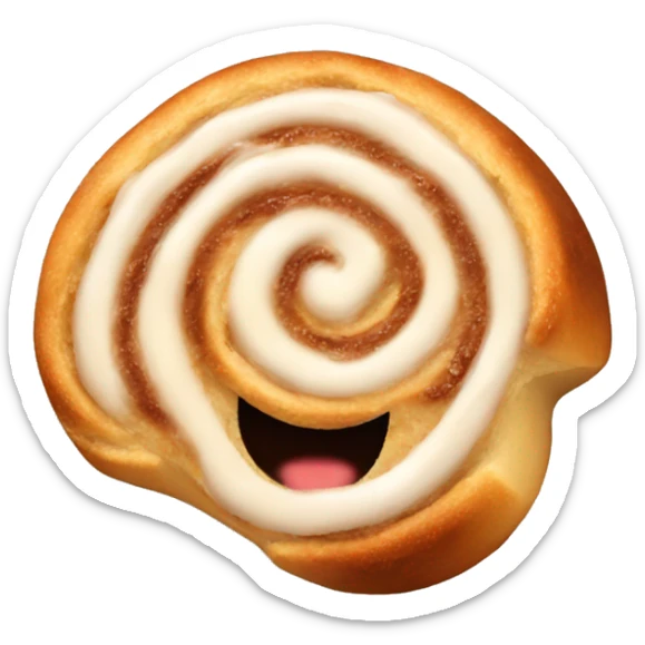 Cinnamon roll sticker
